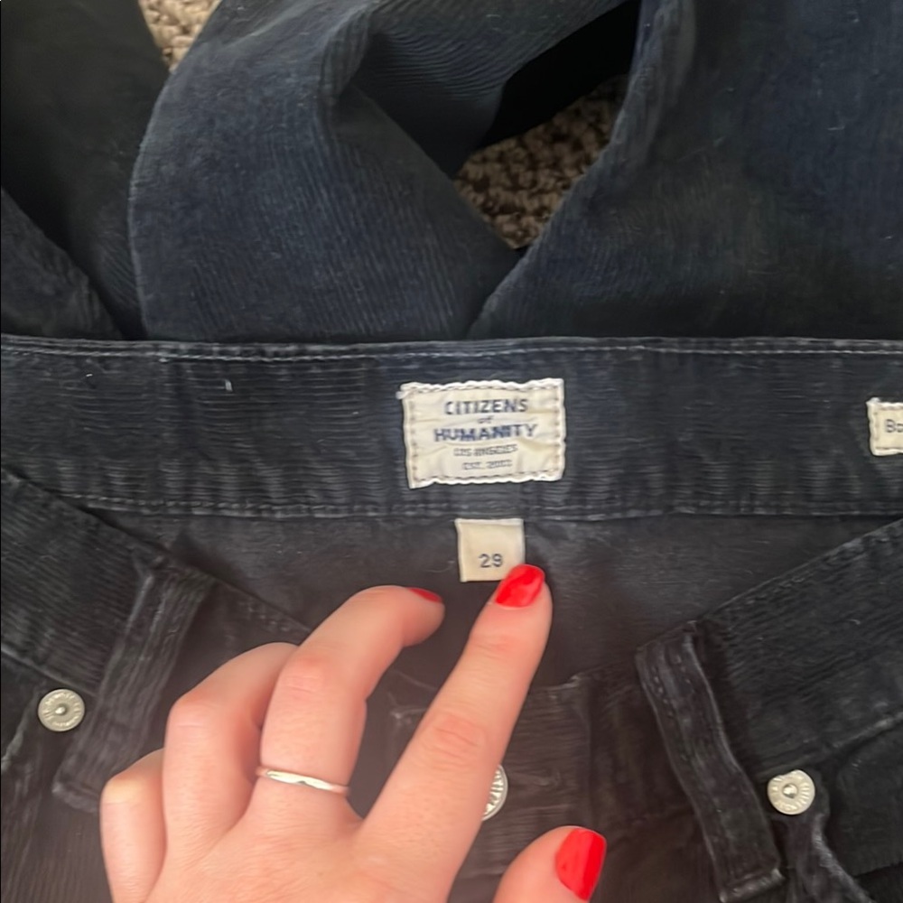 Citizens of Humanity Black corduroy pants - Picture 4 of 5